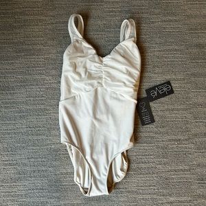 Cream ballet leotard